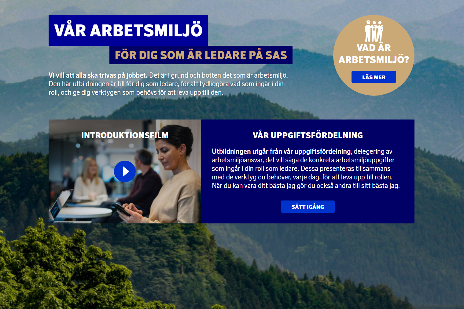 Arbetsmiljöutbildning