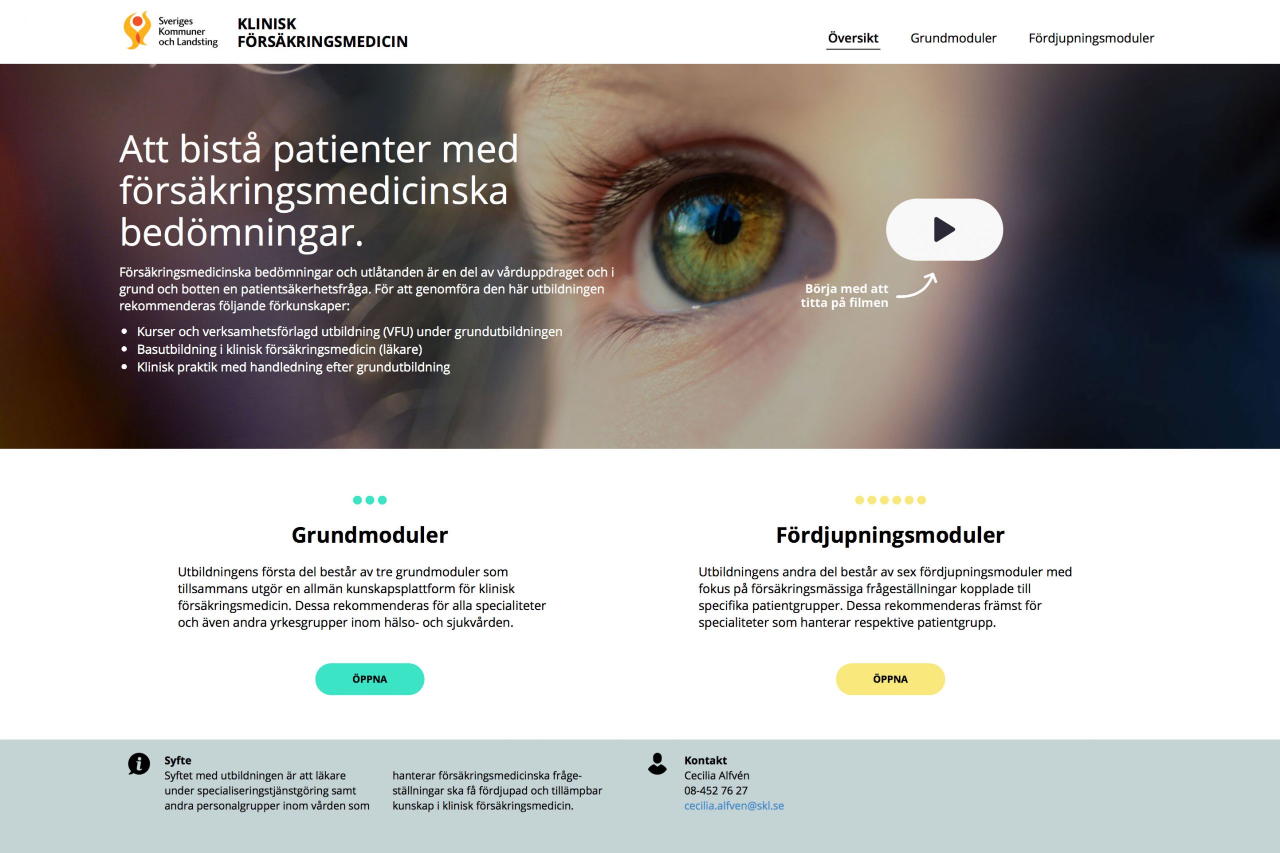 Webbutbildning I F rs kringsmedicin Learnways