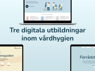 Tre webbutbildningar för hälso- och sjukvårdspersonal
