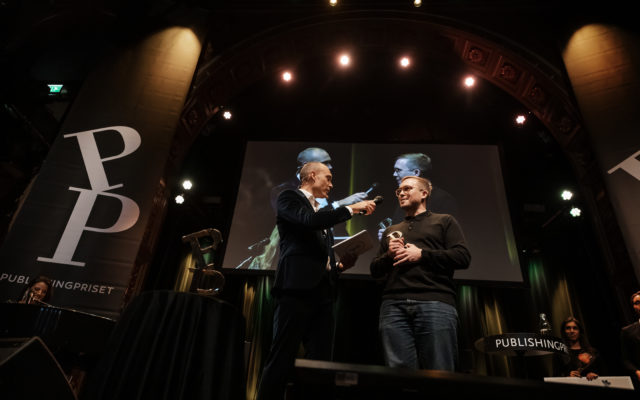 Prisutdelning på Publishingpriset