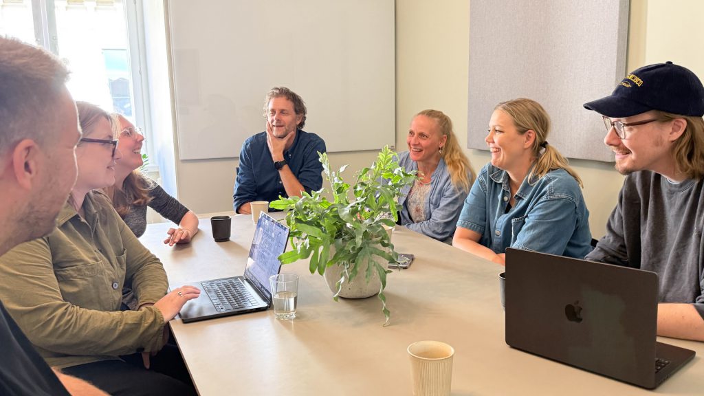 konferensen-teammote Learnways teammöte på kontoret i Gamla Stan